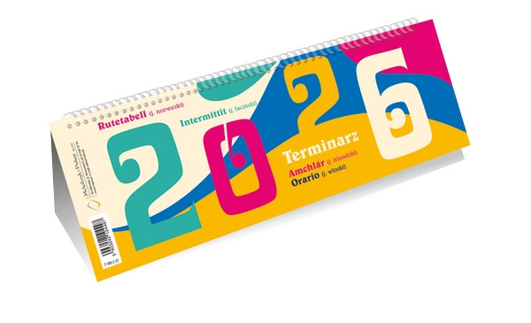 Kalendarz ze spiralką poziomy T-100-2-23 Michalczyk i Prokop